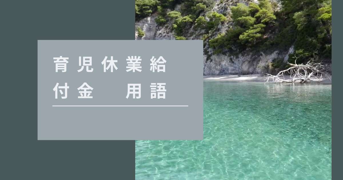 育児休業給付金 用語